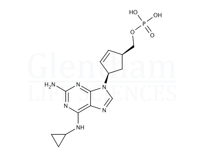 Structure for Abacavir 5’-phosphate (136470-77-4)