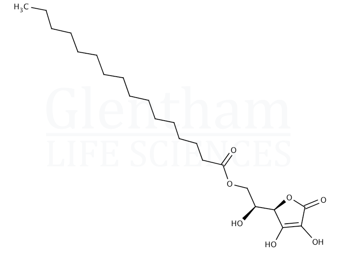 Structure for 6-O-Palmitoyl-L-ascorbic acid (137-66-6)