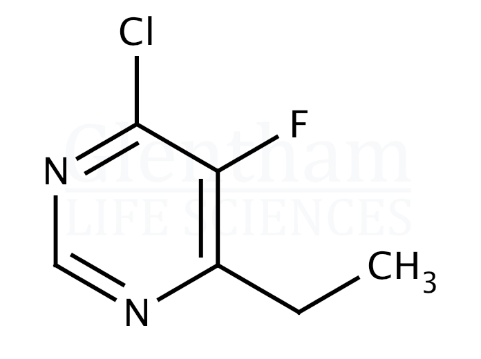 4-Chloro-6-ethyl-5-fluoropyrimidine Structure