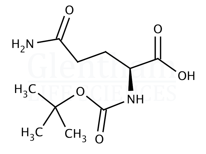 Structure for Boc-Gln-OH