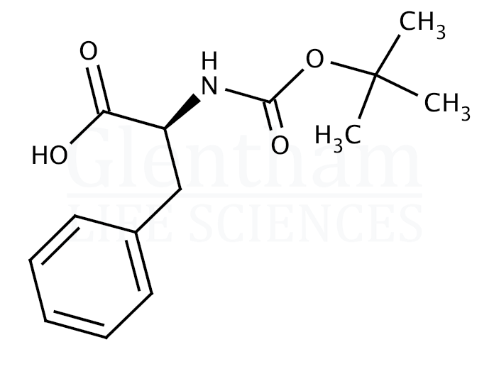Structure for Boc-Phe-OH (13734-34-4)