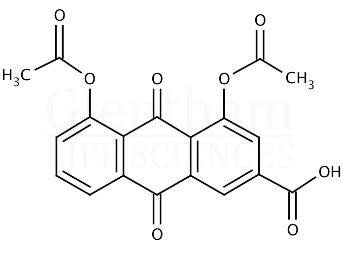 Structure for  Diacerein  (13739-02-1)