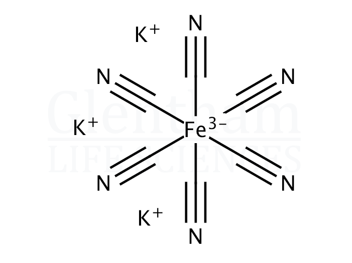 Potassium hexacyanoferrate(III); ACS grade Structure