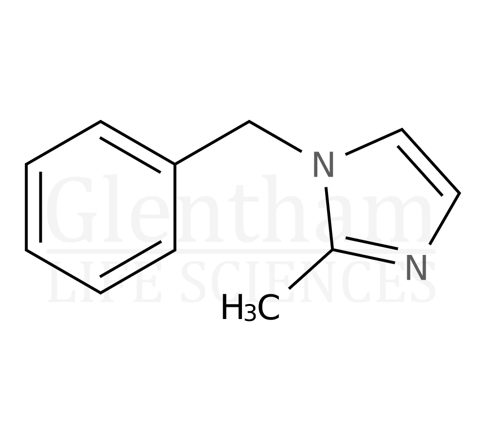 1-Benzyl-2-methylimidazole Structure