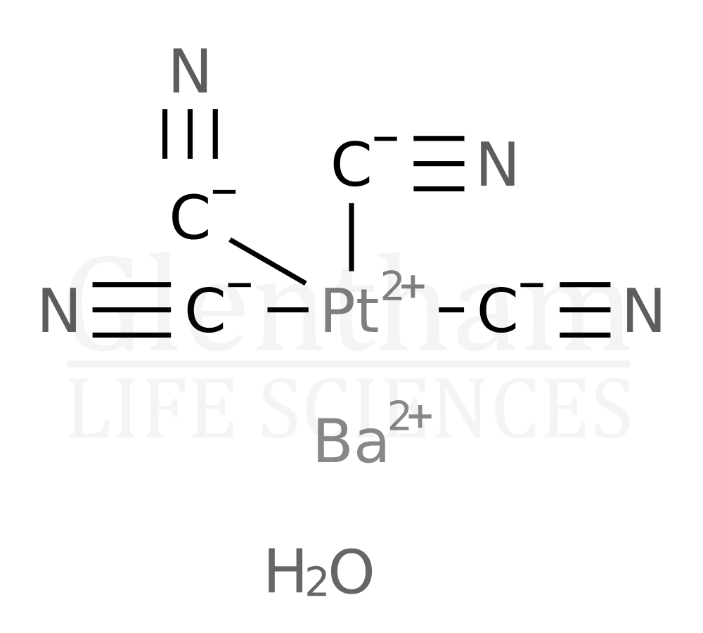 Barium tetracyanoplatinate(II) Structure