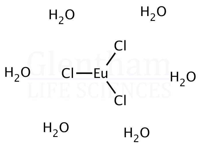 Europium chloride hydrate, 99.9% Structure