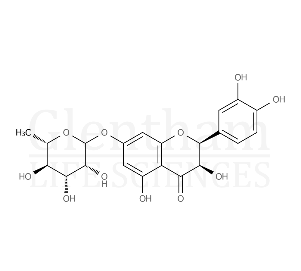 Taxifolin 7-rhamnoside Structure
