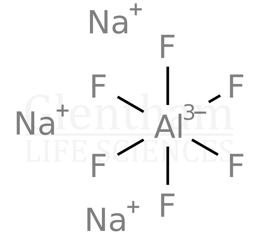 Sodium hexafluoroaluminate Structure