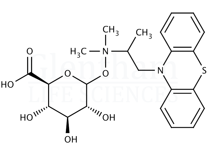 Promethazine N-b-D-glucuronide Structure