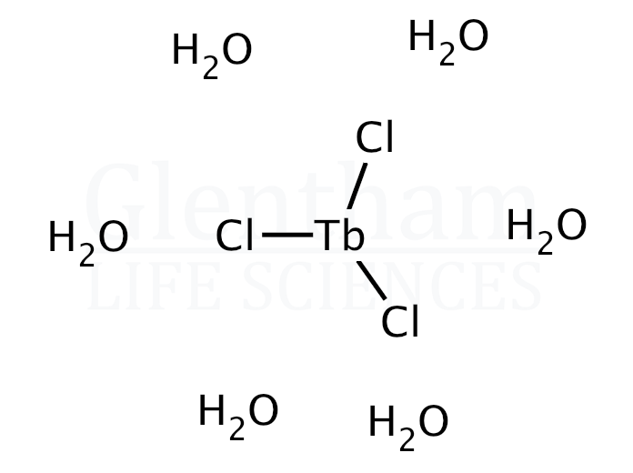 Terbium chloride hydrate, 99.9% Structure