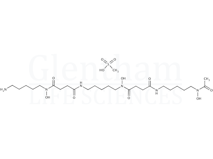 Structure for Desferrioxamine B mesylate (138-14-7)