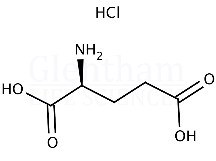 L-Glutamic acid hydrochloride Structure