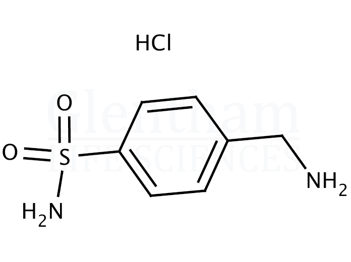 Structure for  4-Aminomethylbenzenesulfonamide hydrochloride  (138-37-4)