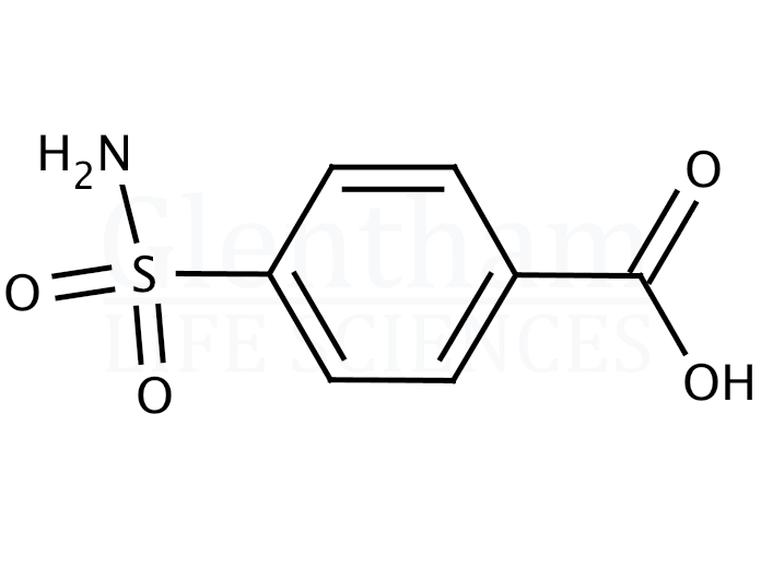 Structure for 4-Carboxybenzenesulfonamide (4-Sulfamoylbenzoic acid)
