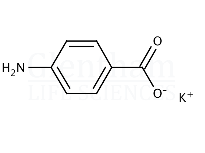 Structure for 4-Aminobenzoic acid potassium salt 