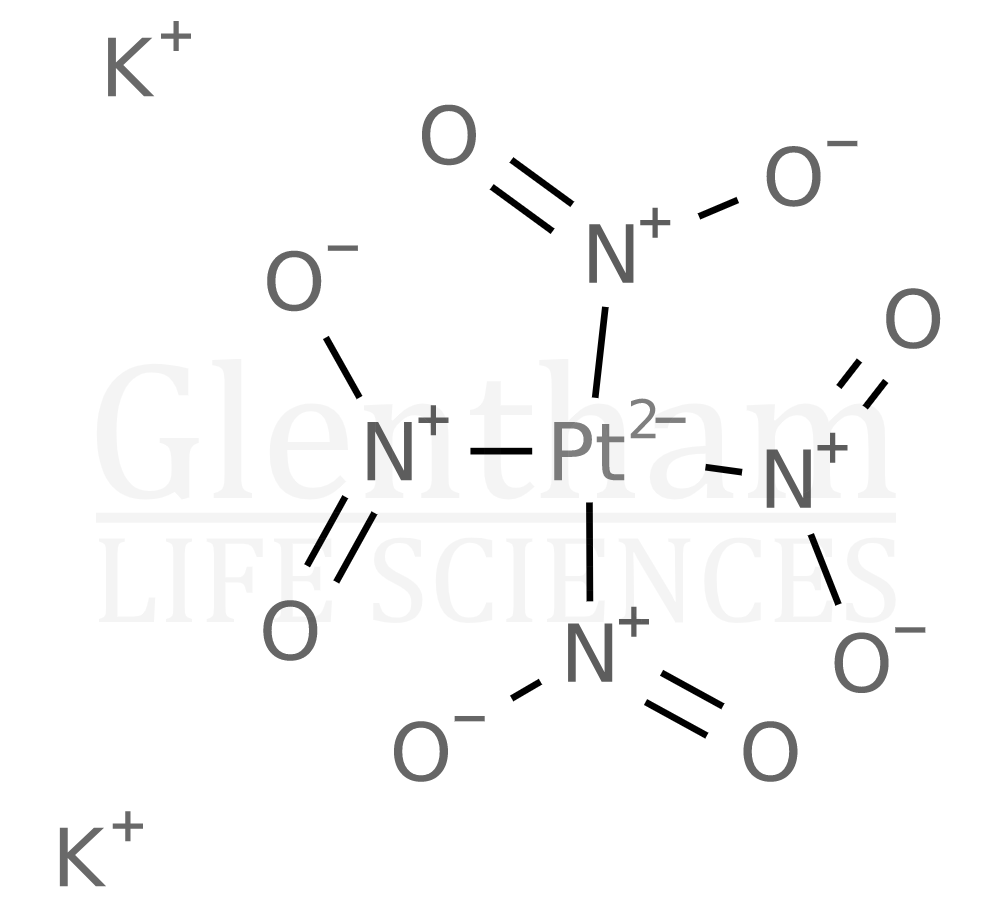 Potassium tetranitritoplatinate(II) Structure