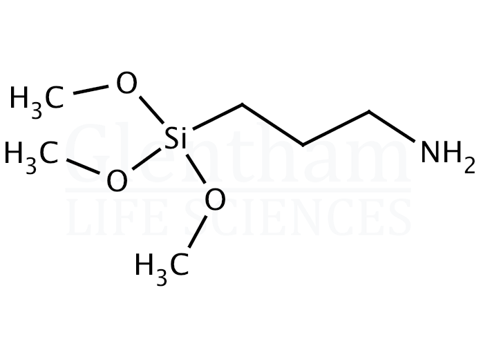Structure for  3-Aminopropyltrimethoxysilane  (13822-56-5)