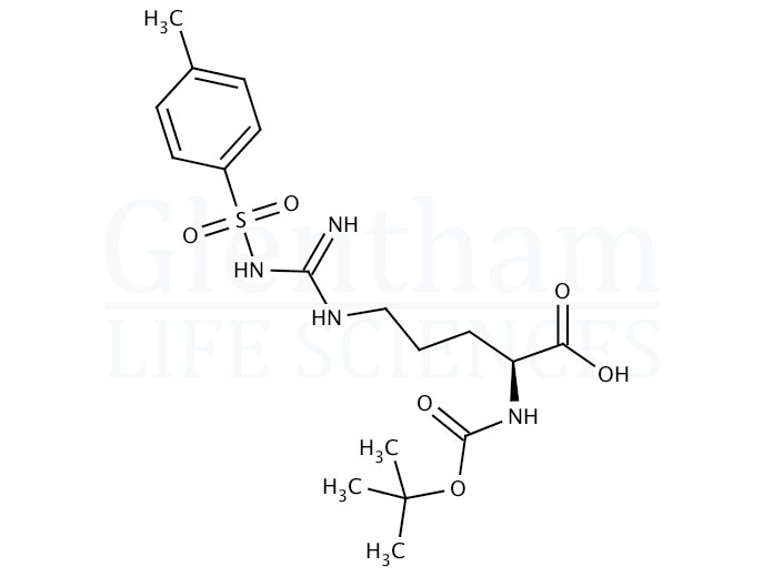 Structure for Boc-Arg(Tos)-OH (13836-37-8)