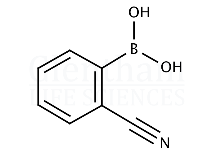 2-Cyanophenylboronic acid Structure