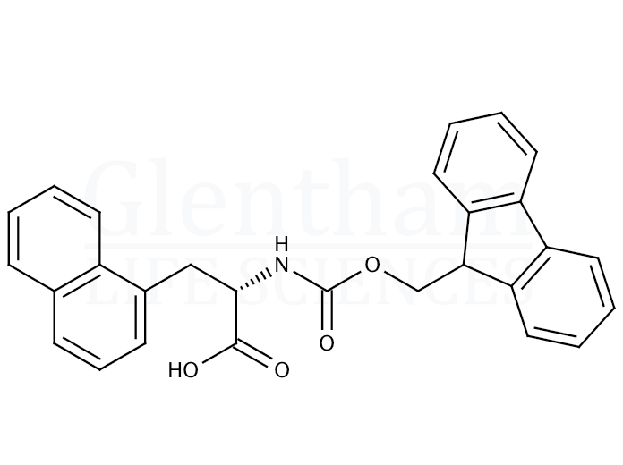 Fmoc-3-(1-Naphthyl)-D-alanine  Structure
