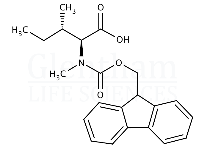 Fmoc-N-Me-Ile-OH   Structure