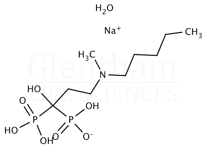 Ibandronate sodium salt monohydrate Structure