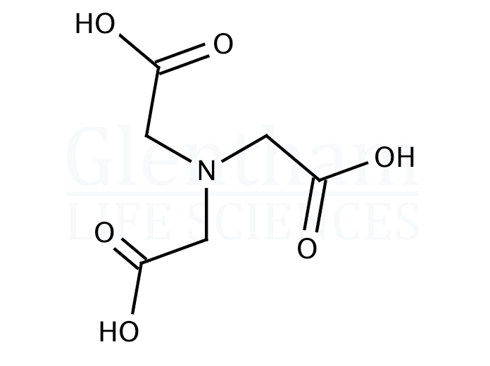Nitrilotriacetic acid, 99% Structure