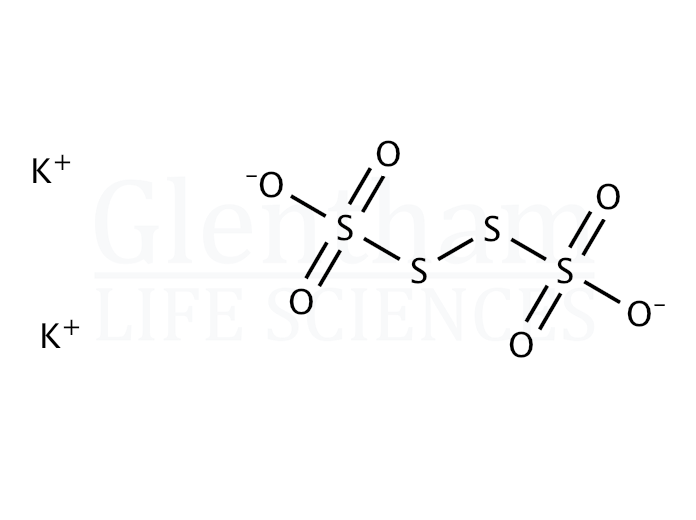 Structure for Potassium tetrathionate