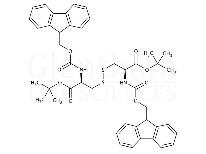 Structure for (Fmoc-L-Cys-OtBu)2, (disulfide bond) (139592-37-3)