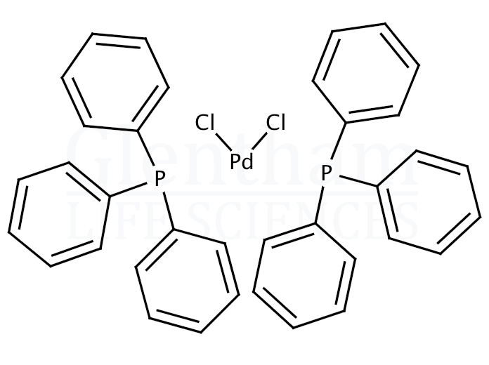 Structure for Bis(triphenylphosphine) palladium(II) chloride, 99.95% (metals basis)