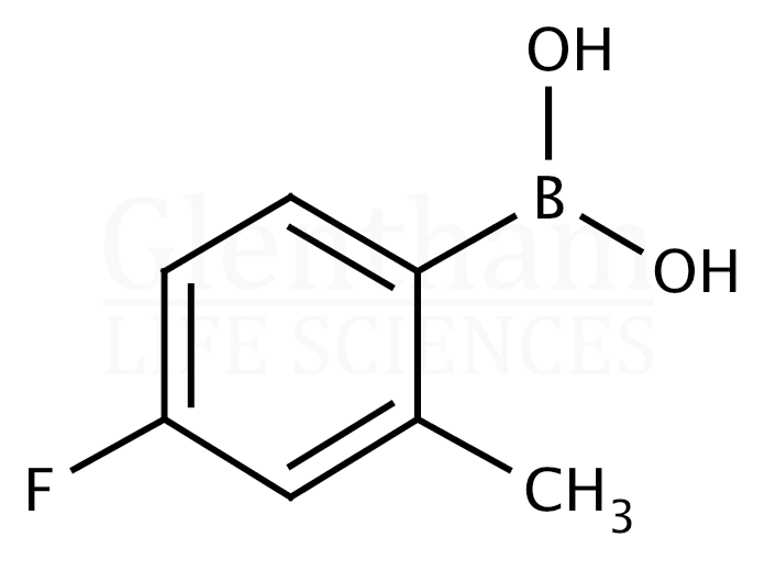 Structure for 4-Fluoro-2-methylphenylboronic acid