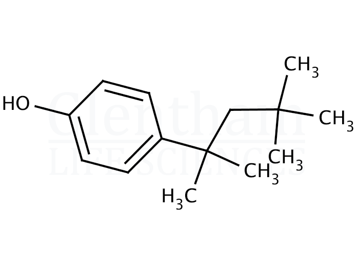 Structure for  4-tert-Octylphenol  (140-66-9)