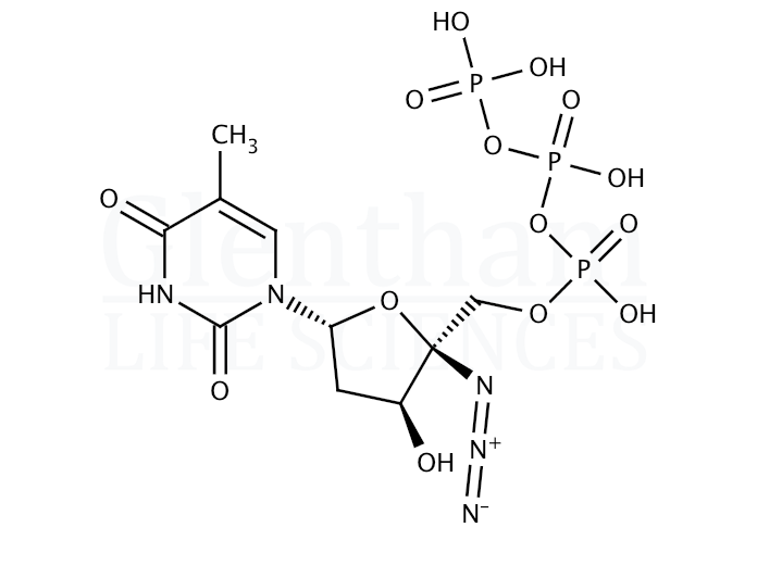 4-Azidothymidine 5-triphosphate Structure