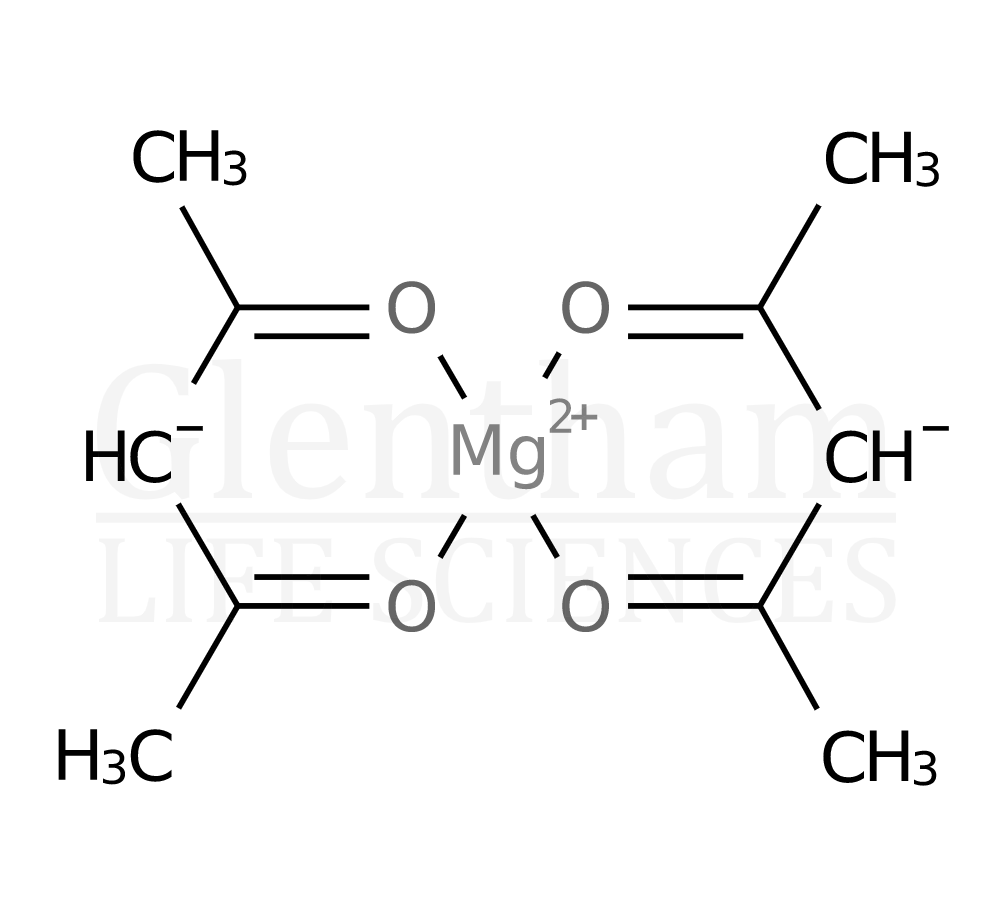 Magnesium 2,4-pentanedionate, 98% Structure