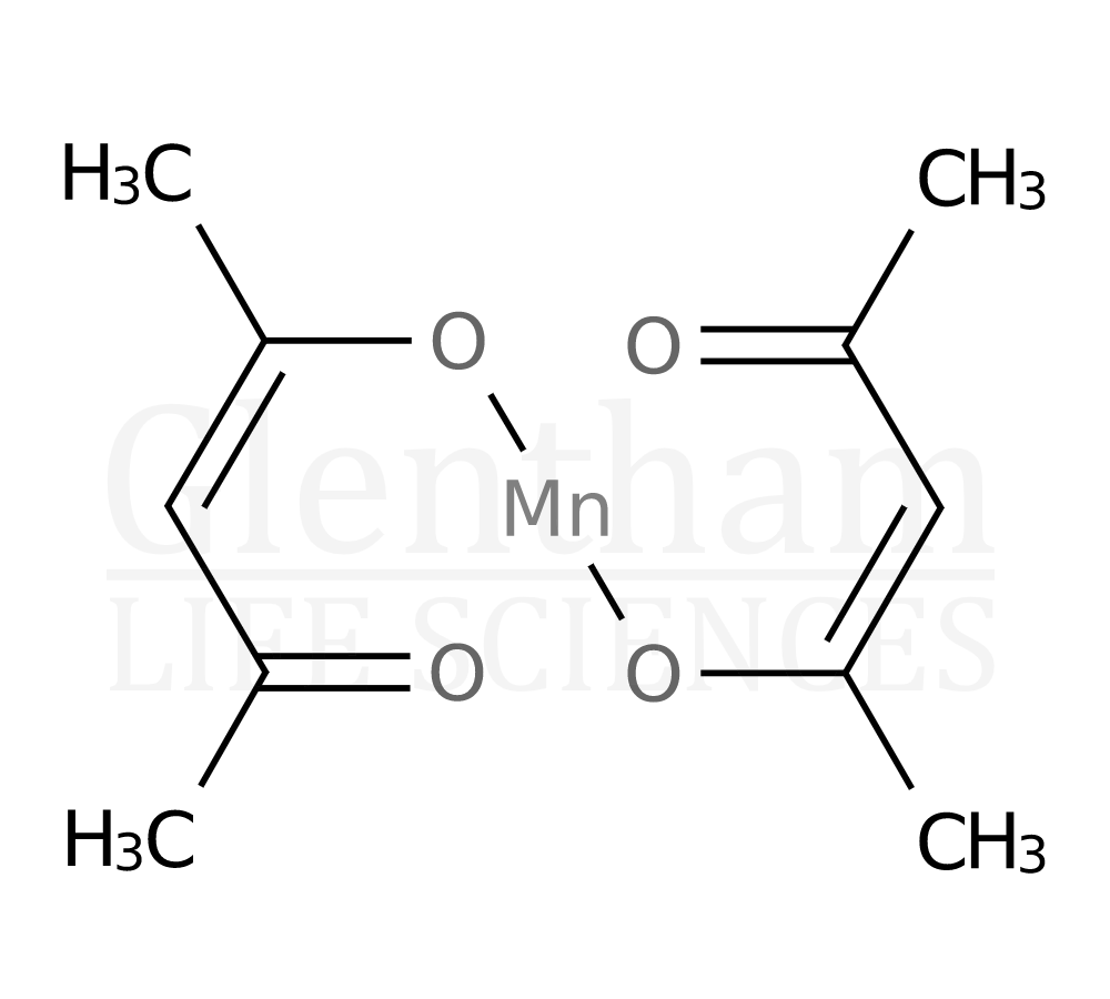 Manganese(II) 2,4-pentanedionate Structure