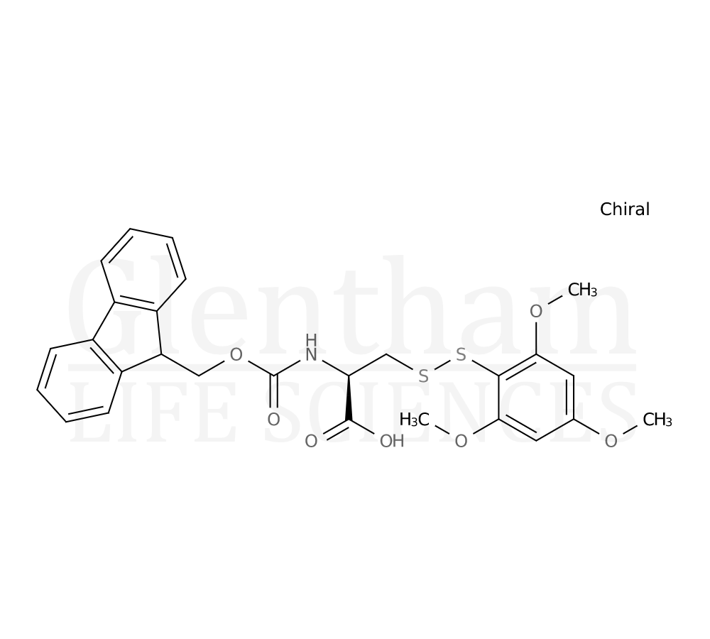 Fmoc-Cys(STmp)-OH Structure