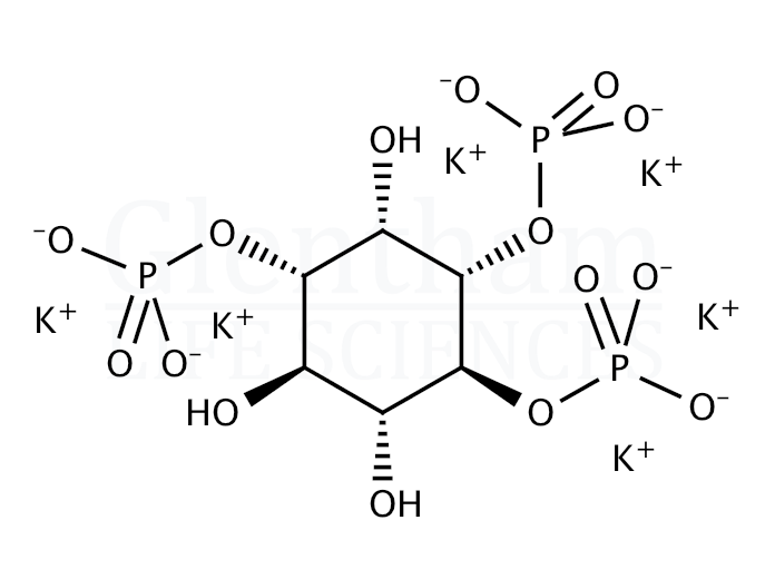 D-myo-Inositol 1,3,4-tris-phosphate hexapotassium salt Structure