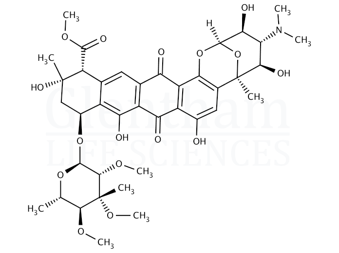 Structure for  Nogalamycin  (1404-15-5)