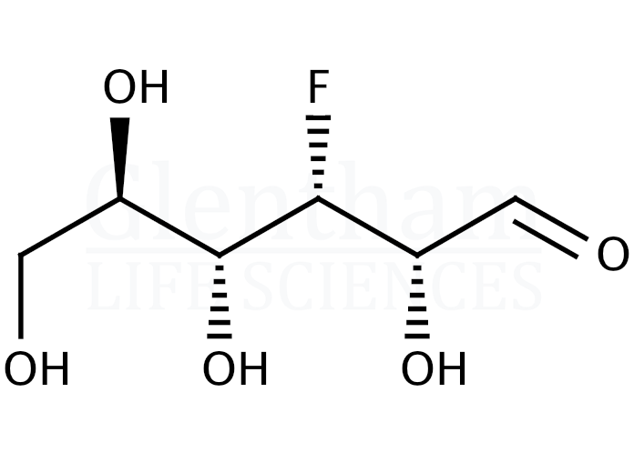 3-Deoxy-3-fluoro-D-glucose Structure