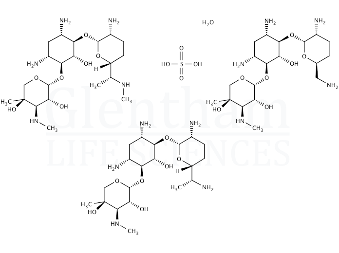 Structure for Gentamicin sulfate (1405-41-0)