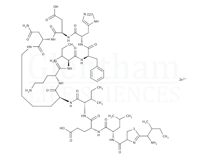 Structure for Bacitracin zinc salt (1405-89-6)