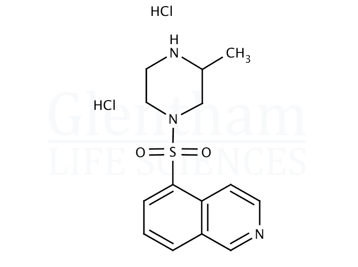 Structure for 1-(5-Isoquinolinylsulfonyl)-3-methylpiperazine dihydrochloride (H7)
