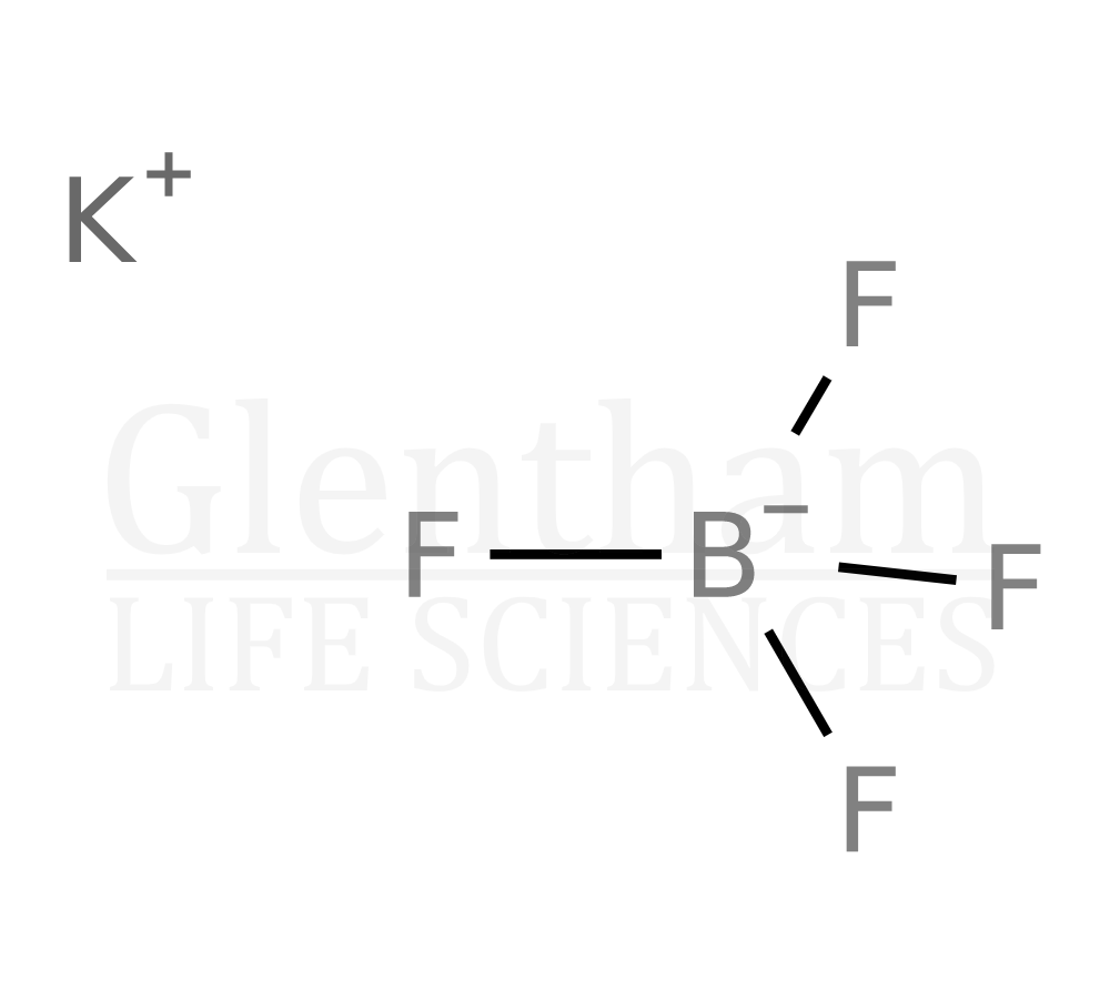 Structure for Potassium tetrafluoroborate, 99%