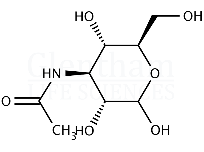 3-Acetamido-3-deoxy-D-glucose Structure