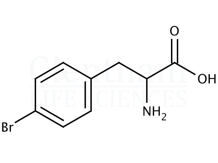 p-Bromo-DL-phenylalanine Structure