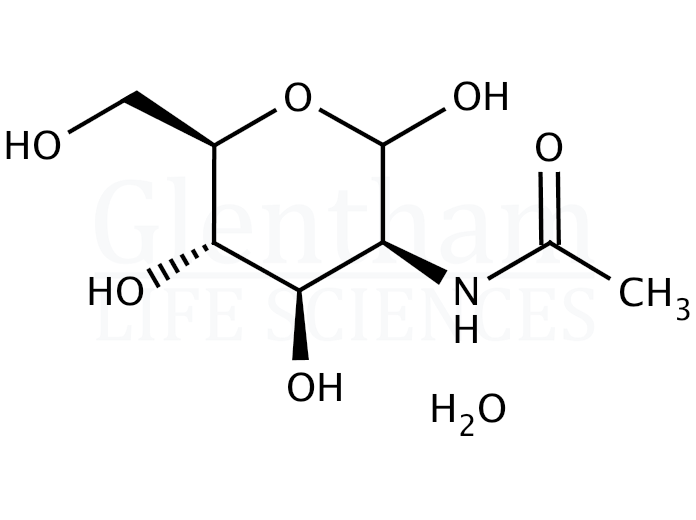 N-Acetyl-D-mannosamine monohydrate Structure