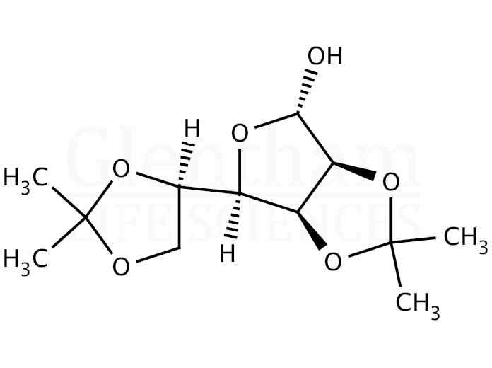 2,3:5,6-Di-O-isopropylidene-α-D-mannofuranose Structure