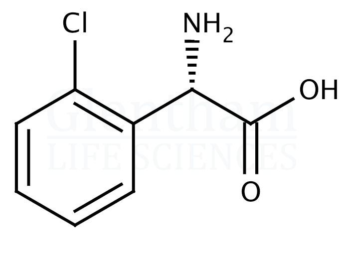 L-(+)-2-Chlorophenylglycine  Structure