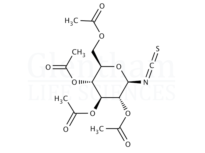 2,3,4,6-Tetra-O-acetyl-b-D-glucopyranosyl isothiocyanate Structure