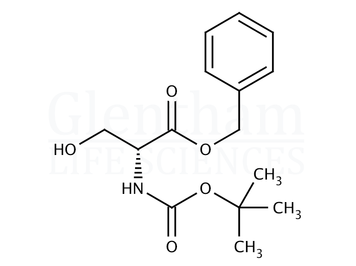 Boc-D-Ser-O-Bzl Structure